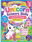 Unicorn Scissors Skills Activity Book for Kids Ages 3–7