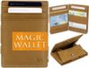 Garzini Essenziale Magic Coin Wallet Heren Camel Brown