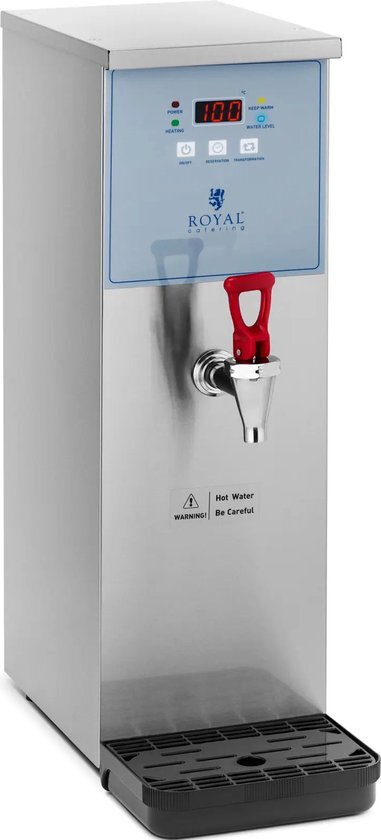 Royal Catering Heet water dispenser - {{inlaat_capaciteit_400}} L - 3000 W - wateraansluiting -