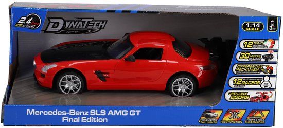 Dynatech Mercedes-Benz - Radiografisch bestuurbare auto 1:14 - SLS AMG GT Final Edition - Blauw