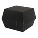 Set Thepack 50 stuks - hamburgerschalen 230 G/M2, 13 x 12,5 x 9 cm (M) zwart, nano-microgolfkarton