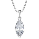 InCollections Dameshanger 925/000 sterling zilver met zirkonia inclusief slangenketting 1,2/42 cm 241A201695340