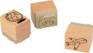 Artemio Stempels reis - 2,5x2 cm - hout