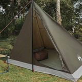 vidaXL Backpacking Tent 4-persoons Bruin en Grijs
