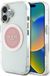 IML Metal Colored Circle Classic Logo - iPhone 16 Hoesje - MagSafe - Rose