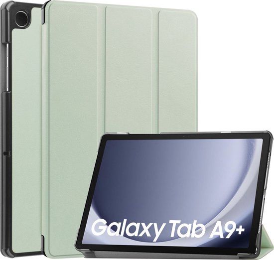 iMoshion Trifold Bookcase for Samsung Galaxy Tab A9 Plus - Light Green
