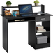 Yaheetech Bureau avec tiroir - Noir - 106 x 50 x 94 cm - Bureau d'ordinateur avec compartiment de rangement