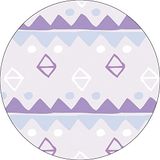 Bonateks Ronde digitaal bedrukte muismat, antislip onderkant, voor kantoor en thuis, diameter: 22 cm