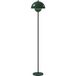 Modenuit Lampadaire De Salon Vert En Acier Avec Abat-jour Rond E27