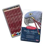Derwent Pastelpotloden, Zachte Pastelpotloden, Doosje met 12 Stuks, Eenvoudig te Mengen en Nauwkeurige Controle