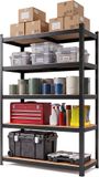 Infinity Goods Stellingkast Zwart - 180x90x40 cm
