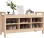 Banc de couloir - Pin massif - 110x40x60 cm