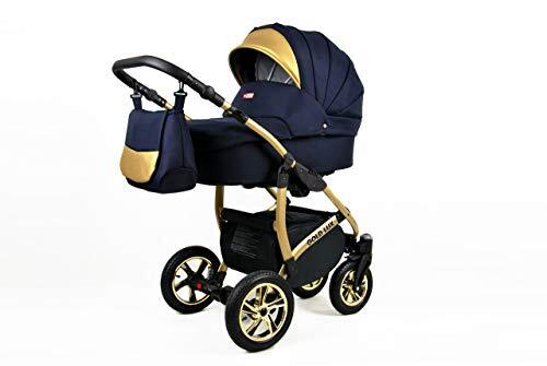 Lux4Kids Kinderwagen kinderwagen 3in1 Isofix Golden Glow door ChillyKids 3in1 with car seat Schelp