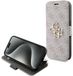 Guess 4G Metal Logo Book Case - Geschikt voor Apple iPhone 15 Pro (6.1") - Roze