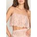 Hunkemöller Cami Short Allover Lace Legacy Roze
