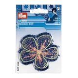 Prym 926693 applicatie bloem jeans blauw/roze