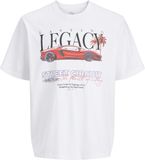 Jack & Jones Junior JACK&JONES JORPHOTO CUT-OUT TEE SS CN TG JNR Jongens T-shirts Katoen Maat 152 Bright White
