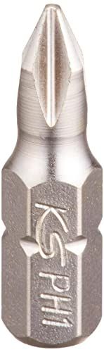 KSTools 1/4" Classic bit PH1 - 5 Stuks - Zilver