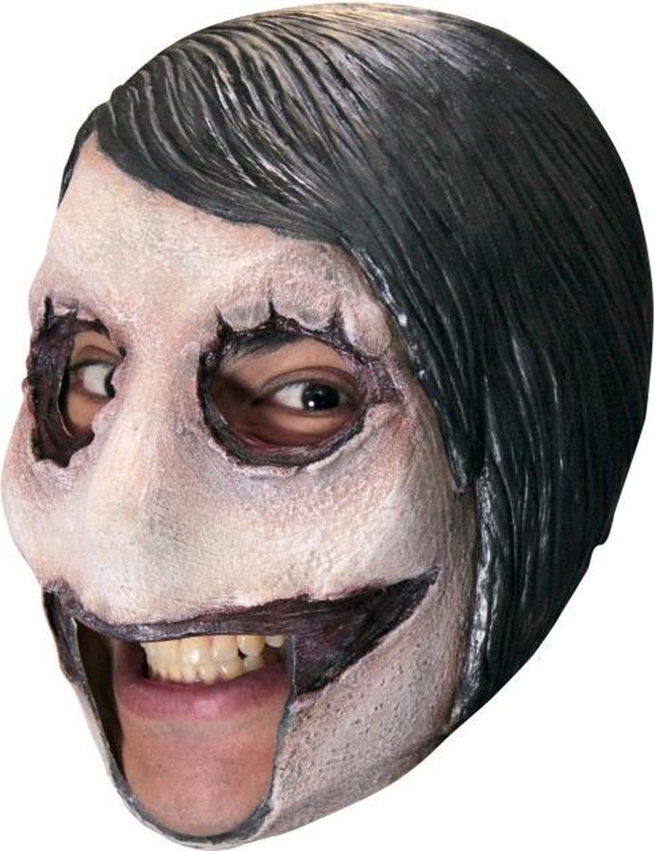 partychimp Hoofdmasker Kinloos Killer Jef Latex Wit One-size