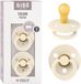 BIBS Colour Fopspeen - 0-6 mnd - 2-pack - Rond - Ivory