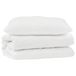 VidaXL Dekbed set met kussen 2 stuks Wit Microvezel