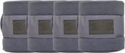 Kentucky Horsewear Polar Fleecedeken Bandages - Set van 4 - Grijs - Maat Full