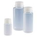 Vitlab Polypropyleen brede hals fles met schroefdop, transparant, GL 45 schroefdraad, 500 ml capaciteit, 76 mm diameter, 166 mm hoogte, 12 stuks