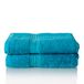 Glart Premium badstoffen handdoekenset, TURQUOISE, 2 douchehanddoeken van 70 x 140 cm