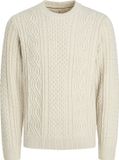 JACK&JONES JPRBLUSEAN KNIT CABLE CREW NECK JNR Jongens Truien Silver Lining 176
