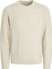 JACK&JONES JPRBLUSEAN KNIT CABLE CREW NECK JNR Jongens Truien Silver Lining 176
