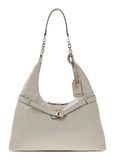 GUESS schoudertas Ella Logo Hobo Stone Logo crème