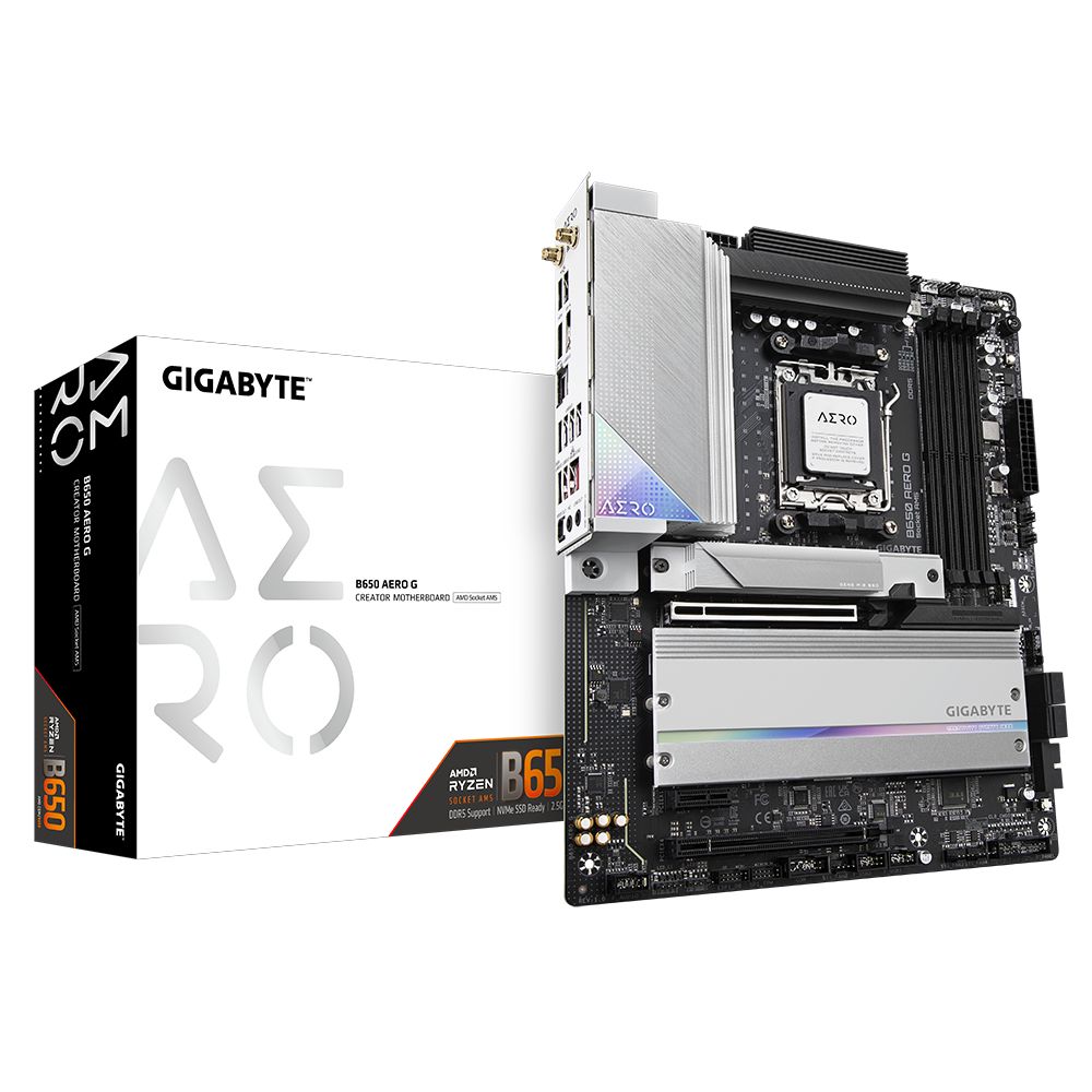 GIGABYTE B650 AERO G - AMD B650 Motherboard - Socket AM5 - ATX