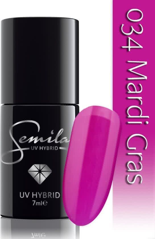 SEMILAC 034 UV Hybrid Mardi Gras 7 ml