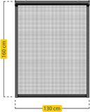 Schellenberg 70895 moustiquaire en fibre de verre avec cadre en aluminium et moustiquaire enroulable à cassette pour fenêtres