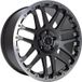 ETABETA COMBAT CV anthracite mat lèvre + cap poli 8.0Jx17 6x139.7 ET25