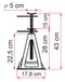 Fiamma Aluminium Jacks Assteunen 4 stuks