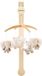 Nattou FLO, ERNEST & OLI Houten Muziekmobiel - 50 cm - Beige