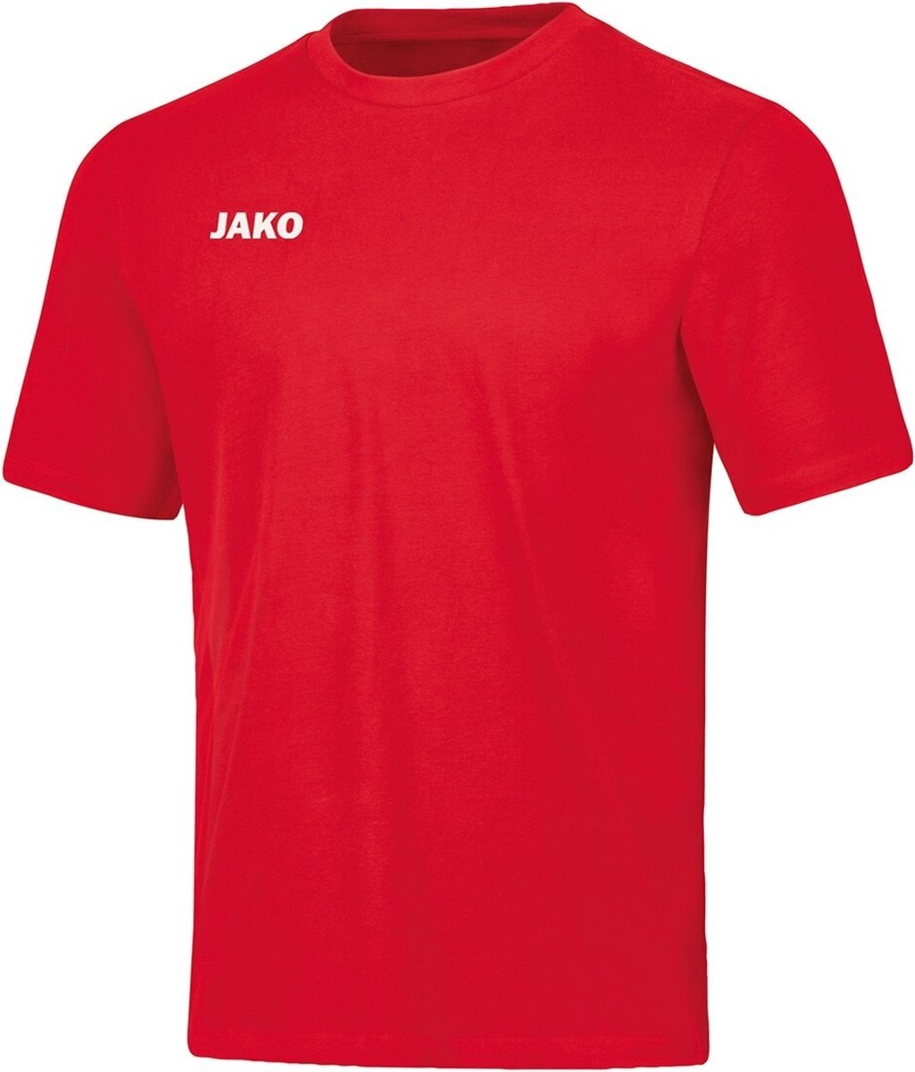 JAKO Base T-Shirt Heren - Rood | Maat: 4XL