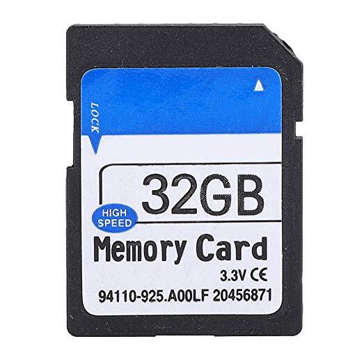 Dpofirs SD-geheugenkaart met adapter 1G 2G 8G 16G 32G 64G, High Speed draagbare geheugenkaart lezen en schrijven, van toepassing op MP3 MP4 Camera SLR Game Machine-luidspreker, wit, blauw(32G)