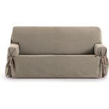 ECOMMERC3 2-zitsbankhoes, universeel design, eendelig design met banden, taupe, 4-punts bevestiging
