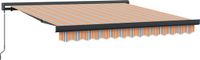 vidaXL Parasol Oranje Polyester 350 x 250 cm