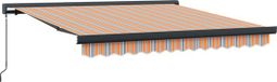 vidaXL Parasol Oranje Polyester 350 x 250 cm