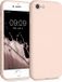 kwmobile telefoonhoesje geschikt voor Apple iPhone SE (2022) / iPhone SE (2020) / iPhone 8 / iPhone 7 - Hoesje voor smartphone - Back cover in kokosmelk