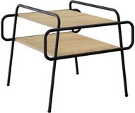 vidaXL Salontafel Sonoma Eiken 50 x 50 x 51 cm Bewerkt hout
