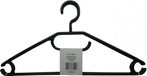 Sans marque 9x cintre plastique noir