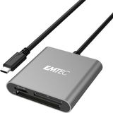EMTEC T610C USB C KAARTLEZER (SD, CF, microSD) - UHS Class 1 - USB-C 3.1 Gen 1