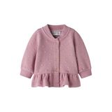 NAME IT BABY sweatvest - roze