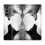 Beschermhoes Samsung Galaxy S21 Plus Beschermhoes, Leer, Wolf Duo