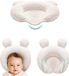 Yunta B.V. Coussin pour bébé - Ergonomique - Mousse à mémoire - Blanc - Coton - 25,50 cm x 28 cm