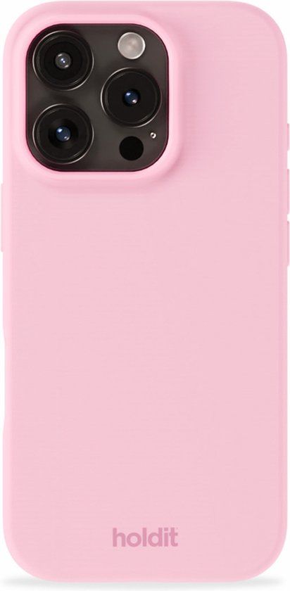 Holdit Silicone Case geschikt voor Apple iPhone 16 Pro - Pink